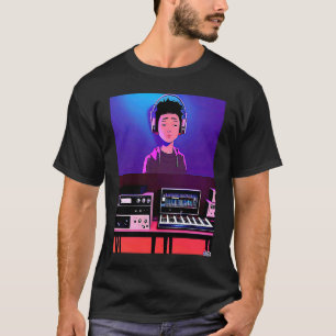 Lo fi hip hop chillhop chill beats boy aesthetics T-Shirt