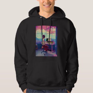 Lo fi hip hop chillhop chill beats lofi aesthetics hoodie