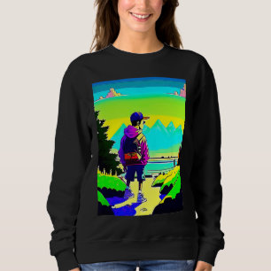 Lo fi hip hop chillhop chill beats lofi aesthetics sweatshirt