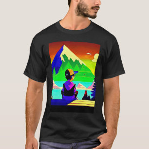 Lo fi hip hop chillhop chill beats lofi aesthetics T-Shirt