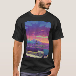 Lo fi hip hop chillhop chill beats lofi aesthetics T-Shirt