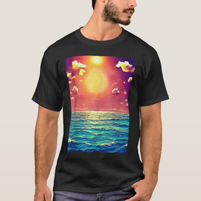 Lo fi hip hop chillhop chill beats lofi aesthetics T-Shirt (Front)