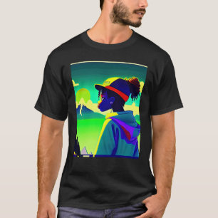 Lo fi hip hop chillhop chill beats lofi aesthetics T-Shirt