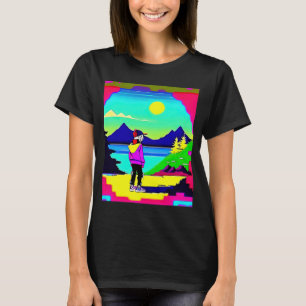 Lo fi hip hop chillhop chill beats lofi aesthetics T-Shirt