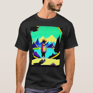 Lo fi hip hop chillhop chill beats lofi aesthetics T-Shirt