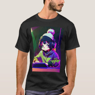 Lo fi hip hop chillhop chill beats lofi aesthetics T-Shirt