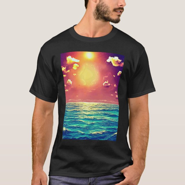 Lo fi hip hop chillhop chill beats lofi aesthetics T-Shirt (Front)