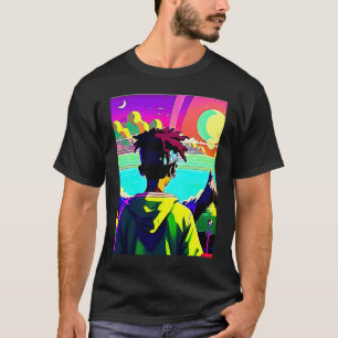 Lo fi hip hop chillhop chill beats lofi aesthetics T-Shirt