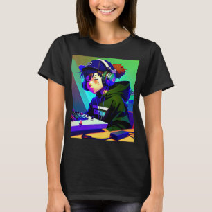 Lo fi hip hop chillhop chill beats lofi aesthetics T-Shirt