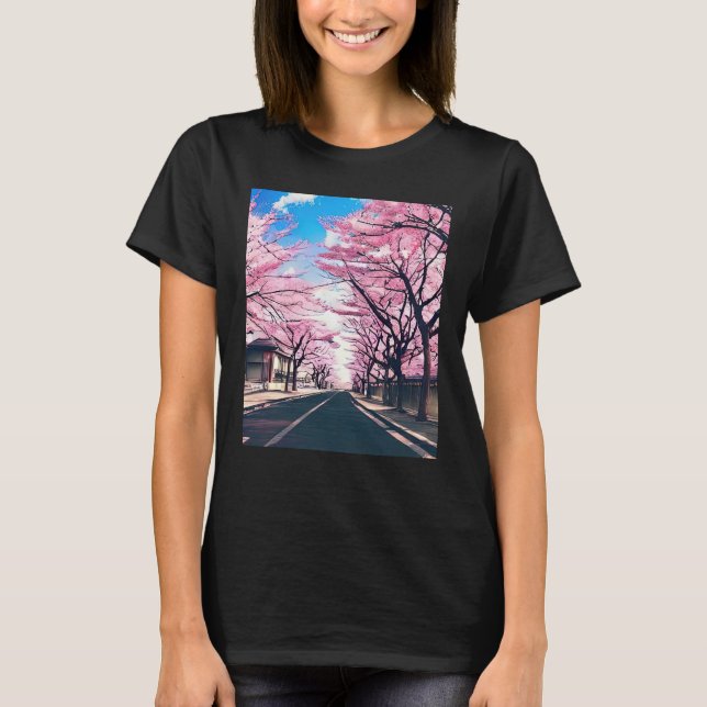 Lo fi hip hop chillhop chill beats lofi aesthetics T-Shirt (Front)