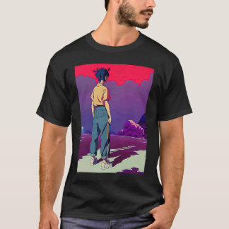 Lo fi hip hop chillhop chill beats lofi aesthetics T-Shirt