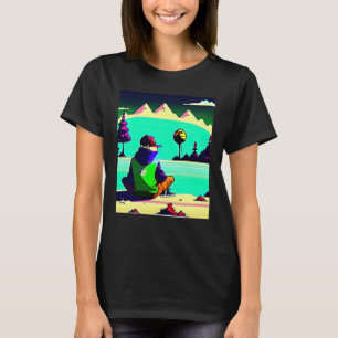 Lo fi hip hop chillhop chill beats lofi aesthetics T-Shirt