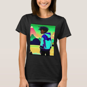 Lo fi hip hop chillhop chill beats lofi aesthetics T-Shirt