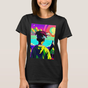 Lo fi hip hop chillhop chill beats lofi aesthetics T-Shirt