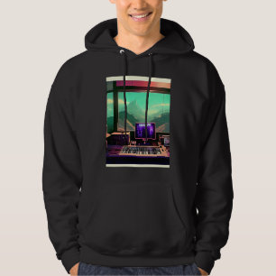 Lo fi hip hop chillhop chill beats studio aestheti hoodie