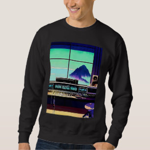 Lo fi hip hop chillhop chill beats studio aestheti sweatshirt
