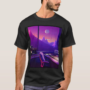 Lo fi hip hop chillhop chill beats studio aestheti T-Shirt
