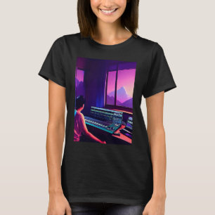 Lo fi hip hop chillhop chill beats studio aestheti T-Shirt