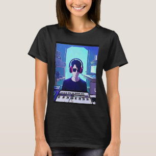 Lo fi hip hop chillhop chill beats studio aestheti T-Shirt