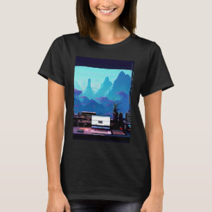 Lo fi hip hop chillhop chill beats studio aestheti T-Shirt