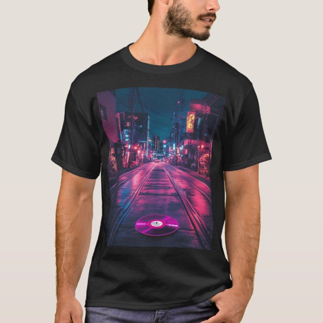 Lo-Fi Streets of Tokyo T-Shirt (Front)