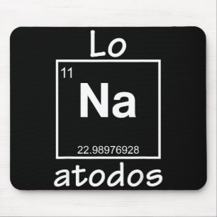 Lo Na Atodos - Spanish Chemistry Periodic Table So Mouse Mat