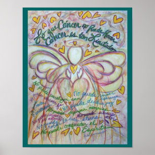 Lo que Cáncer no Puede Hacer Angel Poster Print