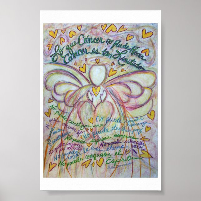 Lo que Cáncer no Puede Hacer Angel Poster Print (Front)