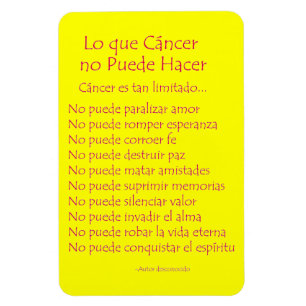 Lo Que Cáncer No Puede Hacer Magnet