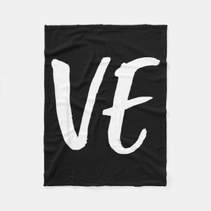 Lo Ve Love Matching Couple Husband Wife Valentine' Fleece Blanket