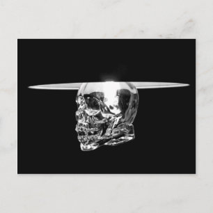 Lo Watt Skull Lamp Postcard