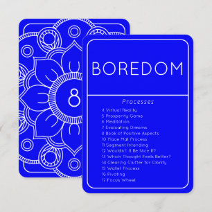 LOA Emotional Processes Boredom Blue Card