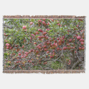 Loaded Apple Tree Throw Blanket
