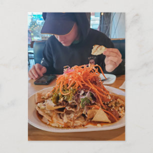 Loaded Nachos Postcard