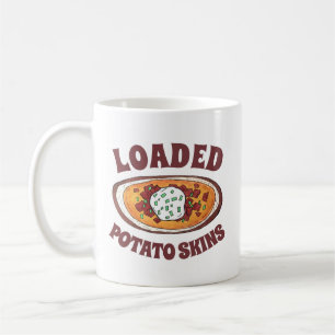 Loaded Potato Skins Snack Food Appetizer Bacon Coffee Mug