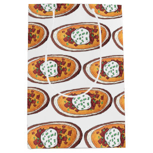 Loaded Potato Skins Snack Food Appetizer Bacon Medium Gift Bag