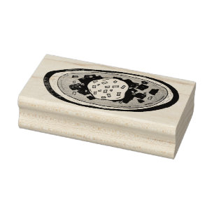 Loaded Potato Skins Snack Food Appetizer Bacon Rubber Stamp