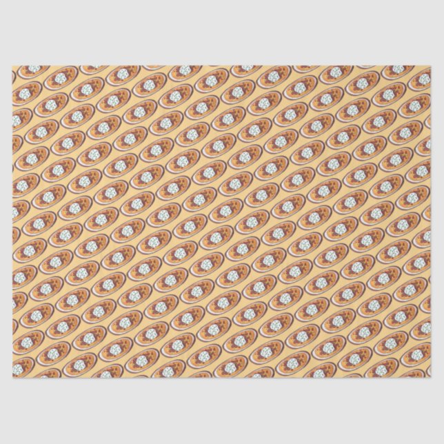 Loaded Potato Skins Snack Food Appetizer Bacon Tissue Paper (Front)