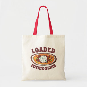 Loaded Potato Skins Snack Food Appetizer Bacon Tote Bag