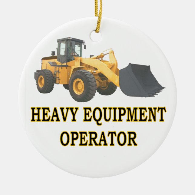 LOADER CERAMIC TREE DECORATION (Front)