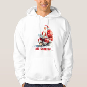 Loading Christmas Funny Santa Design Hoodie