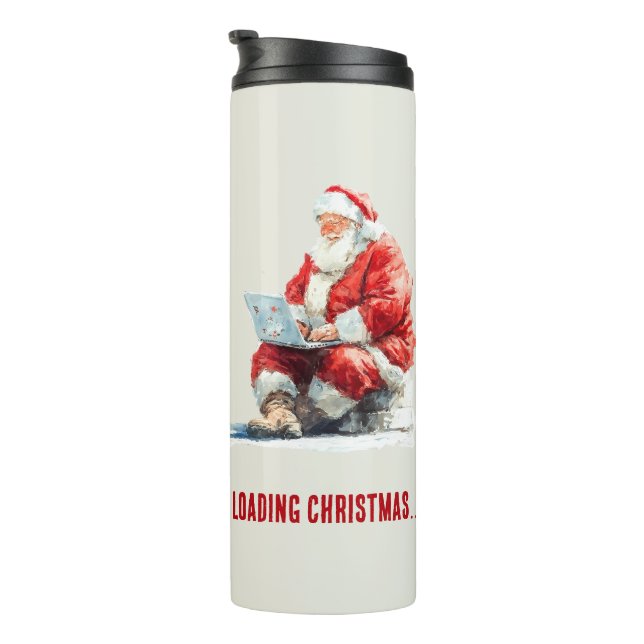 Loading Christmas Funny Santa Design Thermal Tumbler (Rotated Right)