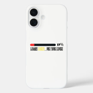 Loading Energy… Por Favour Espere Hispanic Heritag iPhone 16 Case