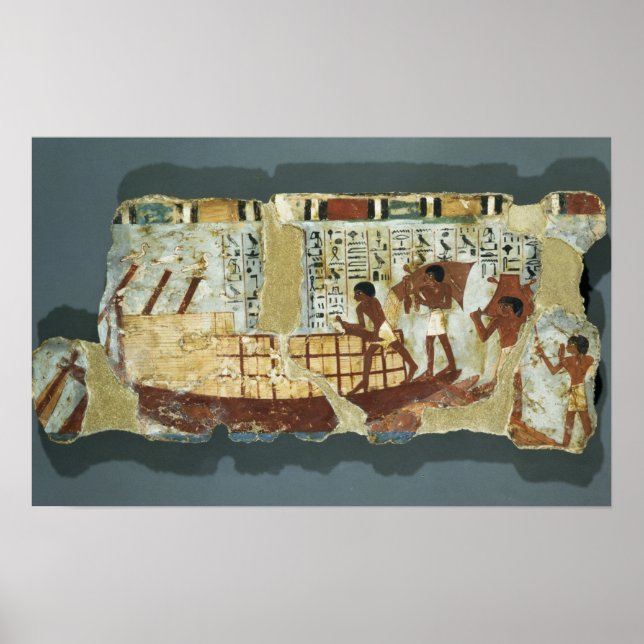 Loading grain, from the Tomb of Unsou, East Poster (Front)