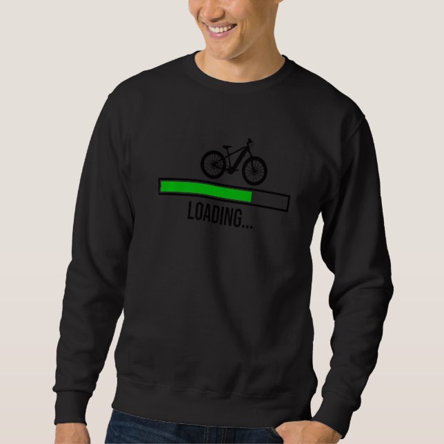 Loading Graphic E-Bike Mountainbiking Bicycle eBik Sweatshirt (Front)