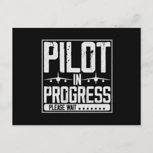 Loading… Pilot Upgrade in Progress Flight School Postcard