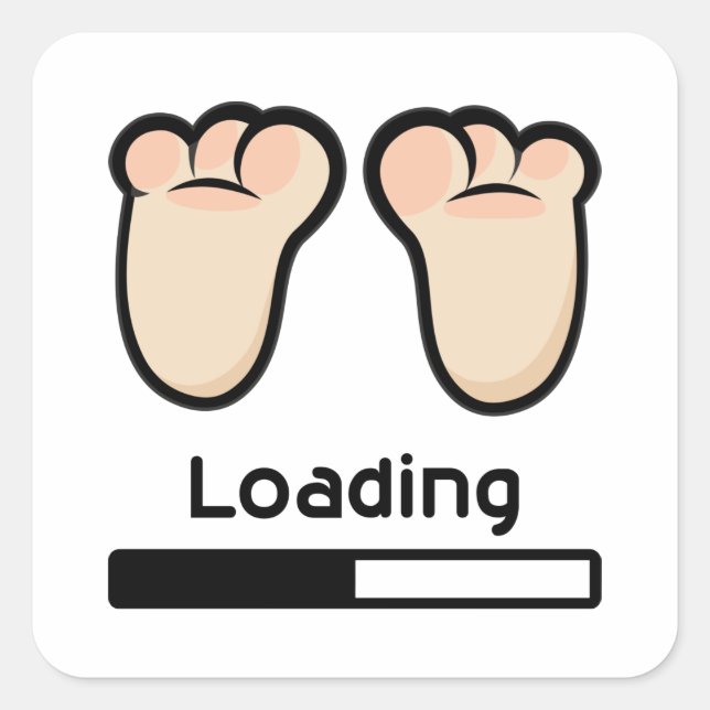 Loading... Square Sticker (Front)