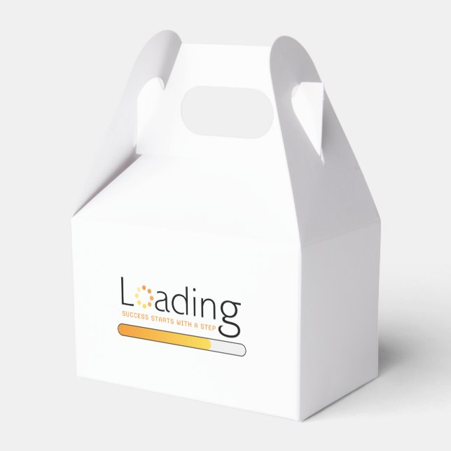 Loading - Success Starts With a Step Favour Box (Front Side)