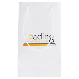 Loading - Success Starts With a Step Small Gift Bag