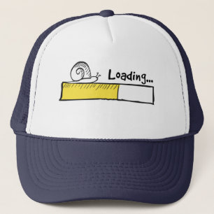 loading trucker hat